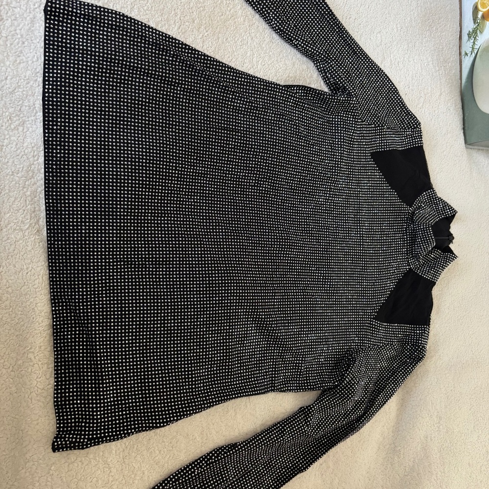 GRAYSE Embellished Long Sleeve Top – NWT – Size Medium